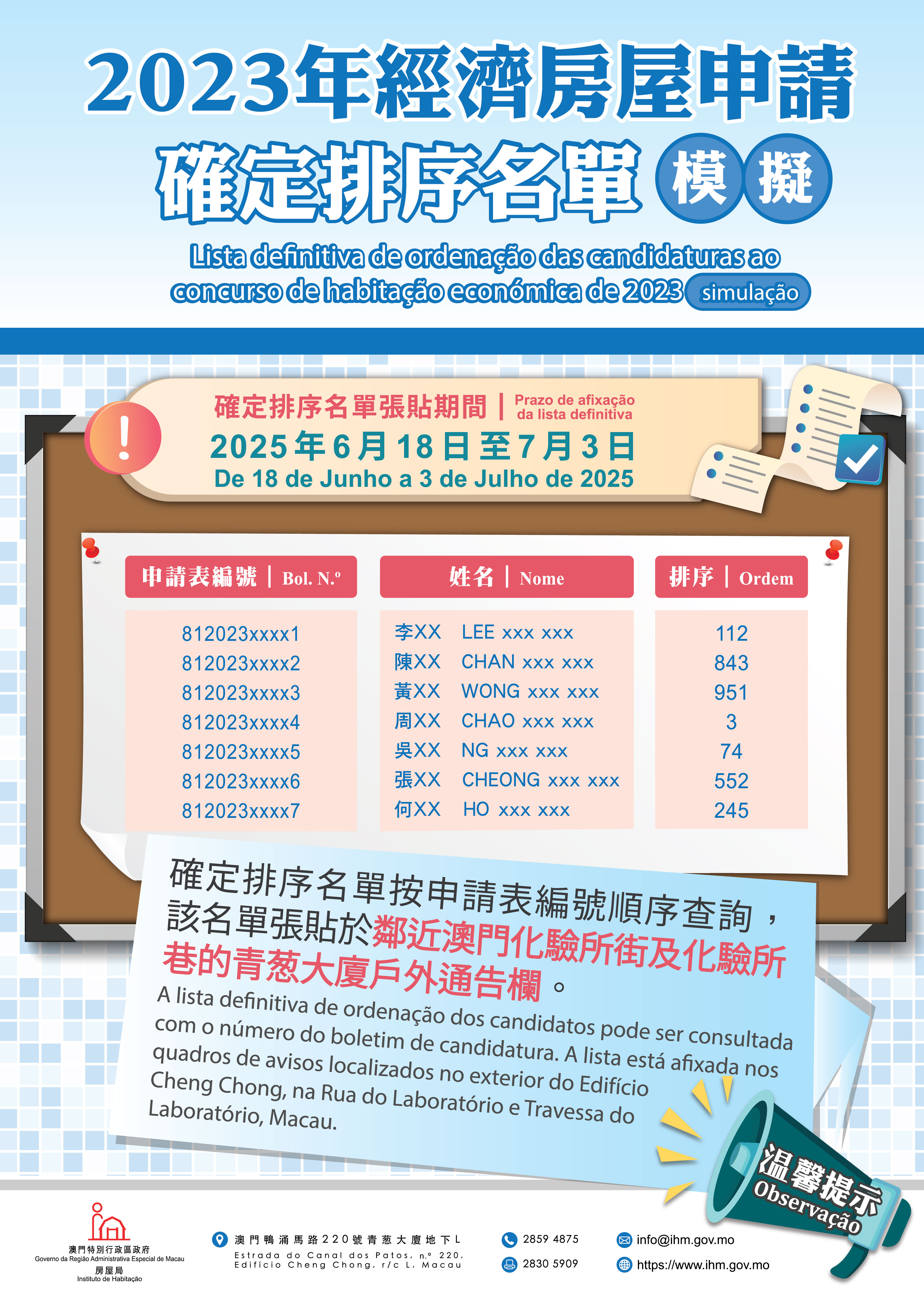 2023 年經濟房屋申請確定排序名單(模擬) - 圖片 2